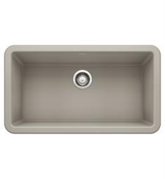Blanco 402320 Ikon 33" Single Bowl Apron Front Silgranit Kitchen Sink in Concrete Gray