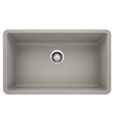 Blanco 442739 Precis 30" Single Bowl Undermount Silgranit Kitchen Sink in Concrete Gray