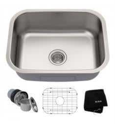 Kraus KBU12-1610-53 Premier 23" Single Bowl Undermount Stainless Steel Kitchen Sink with Bolden Pull-Down Faucet and Soap Dispenser