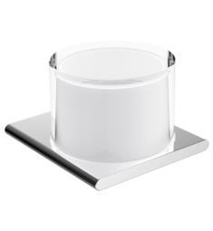 Keuco 115529000 Edition 400 4 1/8" Wall Mount Lotion Dispenser with Holder and Slightly Rounded Edges