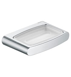 Keuco 11655019000 Elegance New 5 1/2" Wall Mount Crystal Soap Dish in Chrome