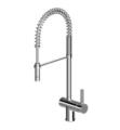 Zucchetti ZP6286.195E Pan 20 3/4" Single Hole Deck Mounted Pull-Down Kitchen Faucet in Chrome