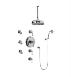 Graff GA1.221B-LM15S Nantucket Traditional Thermostatic Set with Body Sprays and Handshower
