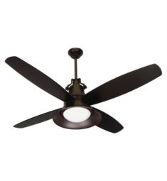 Craftmade UN52OBG4-LED Toscana 4 Blades 52" Indoor Ceiling Fan with Lighting Kit in Oiled Bronze Gilded