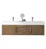 Glossy White Solid Surface Top with Integrated Sink/Sinks