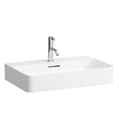 Laufen H810284U Val 25 5/8" Wall Mount Rectangular Bathroom Sink in White