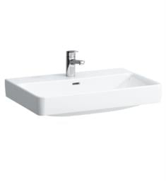 Laufen H810967000U Pro S 27 1/2" Wall Mount Rectangular Bathroom Sink in White