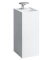 Laufen H811331U Kartell 14 3/4" Pedestal Rectangular Bathroom Sink with Concealed Outlet
