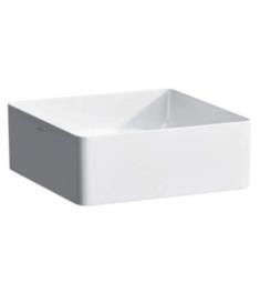 Laufen H8114331121 Living Square 14 1/8" Vessel Square Bathroom Sink without Tap Hole