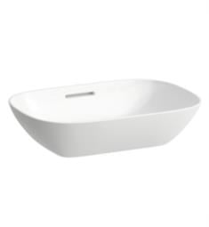Laufen H812302 Ino 19 5/8" Vessel Oval Bathroom Sink with/without Overflow