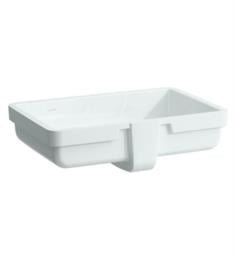 Laufen H8124310001 Living City 21 1/8" Undermount/Drop-In Rectangular Bathroom Sink in White