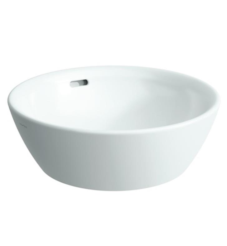 harpun padle bag Laufen H8129620001091 Pro B 16 1/2" Vessel Round Bathroom Sink without Tap  Hole in White