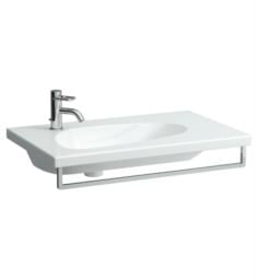 Laufen H8148040001 Palomba 31 1/2" Wall Mount Bathroom Sink without Overflow in White