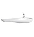 Laufen H814974400U Ilbagnoalessi One 47 1/4" Wall Mount Bathroom Sink with Right Basin in White