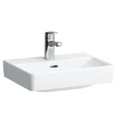 Laufen H815961000U Pro S 17 3/4" Wall Mount Rectangular Bathroom Sink in White