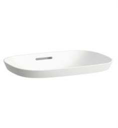 Laufen H817302 Ino 19 5/8" Drop-In Rectangular Bathroom Sink with/without Overflow in White