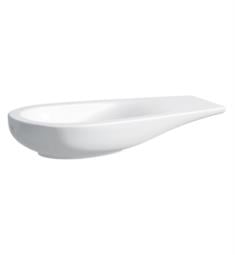 Laufen H8189734001121 Ilbagnoalessi One 31 1/2" Vessel Bathroom Sink with Left Basin in White