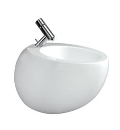 Laufen H8309714003041 Alessi One 16 3/8" Single Hole Wall Hung Bidet with Concealed Overflow