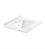 Fresca Oxford 24" Countertop with Undermount Sink - Carrara Marble | 1-Hole Faucet Drilling