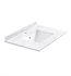 Fresca 30" Countertop with Undermount Sink - Carrara Marble | 1-Hole Faucet Drilling