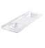 Fresca Oxford 72" Countertop with Undermount Sink - Carrara Marble | 3-Hole Faucet Drilling