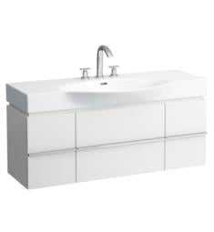 Laufen H4013020754631 Case 47 1/8" Wall Mount Single Sink Bathroom Vanity Base in White