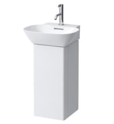 Laufen H425300301701 Ino 11" Wall Mount Single Sink Bathroom Vanity Base with One Door in Matte White