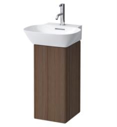 Laufen H425300301711 Ino 11" Wall Mount Single Sink Bathroom Vanity Base with One Door in Dark walnut