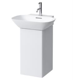 Laufen H425350301701 Ino 12 1/2" Wall Mount Single Sink Bathroom Vanity Base with One Door in Matte White