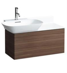Laufen H4254010301711 Ino 30 3/8" Wall Mount Single Sink Bathroom Vanity Base with One Drawer in Dark walnut
