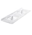 Fresca 73" Countertop with Undermount Double Sink - Carrara Marble | 3-Hole Faucet Drilling