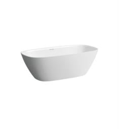 Laufen H231302000000U Ino 66 7/8" Solid Surface Freestanding Bathtub in White