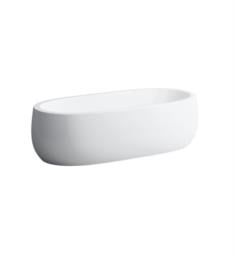 Laufen H245972000000U IlbagnoAlessi One 72" Solid Surface Freestanding Bathtub with lifting system in White