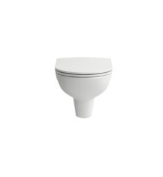 Laufen H8209500002501 Pro 22 1/8" Dual Flush Wall Hung D-Shaped Water Closet Bowl with Flushing Rim in White