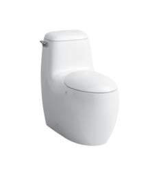 Laufen H8239714000001 Alessi One 29 3/8" Floor Mount Round Water Closet Bowl in White with LCC
