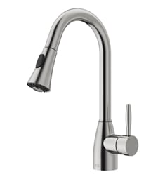 VIGO VG02013ST Aylesbury 16" Single Handle Pull-Down Kitchen Faucet in Stainless Steel