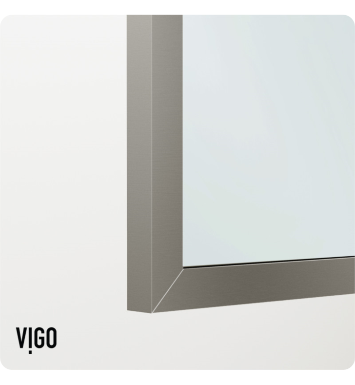 VIGO VG60773462 Meridian 34 x 62 Fixed Frame Tub Screen with