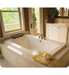 Hydro Systems ANG6642A Designer Angel 66" Acrylic Drop-In Rectangular Bathtub with Center Drain