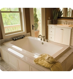 Hydro Systems ANG7242A Designer Angel 72" Acrylic Drop-In Rectangular Bathtub with Center Drain