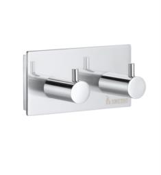 Smedbo ZK356 Pool 3 1/4" Wall Mount Double Towel Hook in Polished Chrome