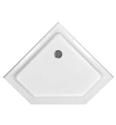 Hydro Systems HPA.4242N 42" Neo-Angle Acrylic Corner Shower Base with Integrated Tiling Flange