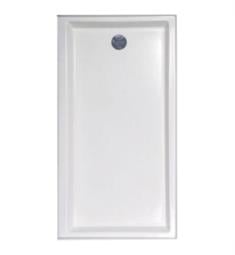 Hydro Systems HPA.4450R 44" Rectangular Acrylic Roll-in Shower Base with Integrated Tiling Flange