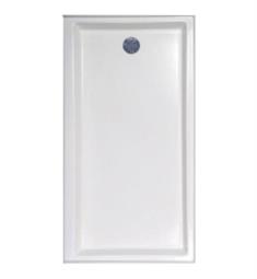 Hydro Systems HPA.6030E-RH 60" Rectangular Acrylic Shower Base with Integrated Tiling Flange and Right End Drain