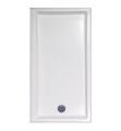 Hydro Systems HPA.6032E-LH 60" Rectangular Acrylic Shower Base with Integrated Tiling Flange and Left End Drain