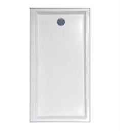 Hydro Systems HPA.6032E-RH 60" Rectangular Acrylic Shower Base with Integrated Tiling Flange and Right End Drain