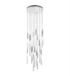 Avenue Lighting HF2021-FR Main St 21 Lights 22" Halogen Ceiling Pendant Light with Frosted Glass