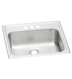 Elkay PSLVR1917 19" Single Bowl 20 Gauge Stainless Steel Drop-in Bathroom Sink in Brushed Satin