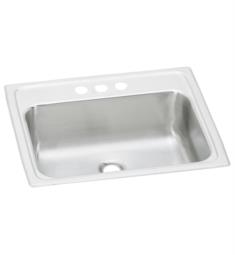 Elkay PSLVR1917LO 19" Single Bowl 20 Gauge Stainless Steel Drop-in Bathroom Sink