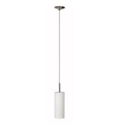 Dainolite 83202-SC-WH 1 Light 4" Incandescent Ceiling Mini Pendant Light with White Frosted Glass Shade