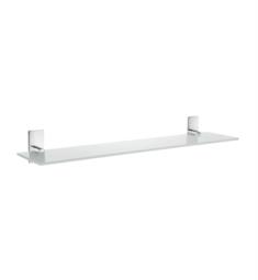 Smedbo ZK347 Pool 24" Wall Mount Frosted Glass Shelf in Polished Chrome